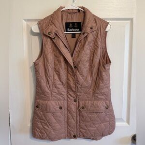 Barbour Quilted Vest in Pink sz 6